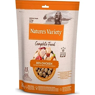 Image of Nature&#039;s Variety Complete Freezed Dried Food Chicken for Dogs Medium/Maxi 250 g