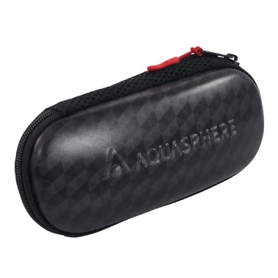 Image of AQUASPHERE GOGGLE CASE BLACK/RED