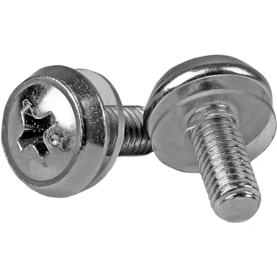 Image of StarTech.com M5 x 12mm Screws 100 Pack Mounting for Server Rack &amp; Cabinet (CABSCREWSM5)