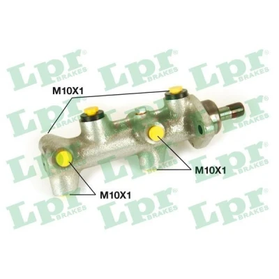 Image of P16133 Master Cylinder LPR 1800 20,64mm Grey Cast Iron 10 X 1 (6) VOLKSWAGEN: GOLF Cabriolet, 1, Caddy Pickup