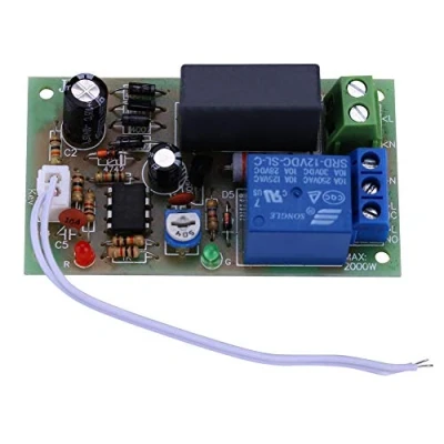 Image of AC 220V Timer Delay Switch Module, Input/Output Trigger Adjustable 1sec to 5min Module Turn Off Board Time Board(1Sec 60Sec.)