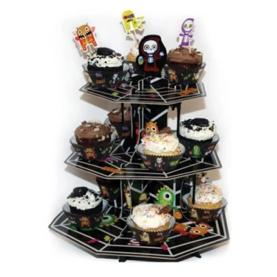 Image of amscan International ltd 996672 Boo Crew Tier Cup Cake Stand