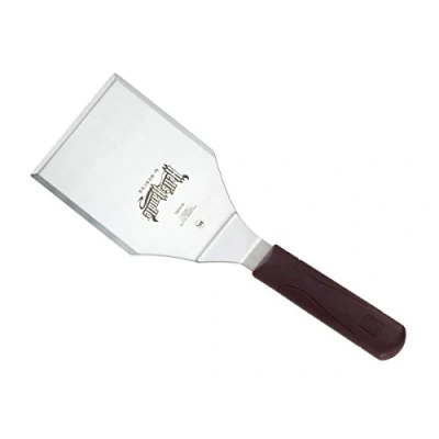 Image of Mercer Culinary M18280 Hell&#039;s Handle 5 x 4 Inch Heavy Duty Turner/Spatula, Stainless Steel, Multi Colour