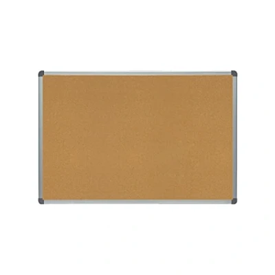 Image of Rocada Large Wall Cork, Cork Boards with Aluminium Frame, Board, Notice Board for Offices, Robust and Self Regenerating Thumbtacks, 120 x 90 cm