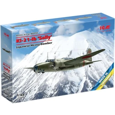 Image of ICM 1:48 Ki 21 Ib Sally Japanese Heavy Bomber, Black