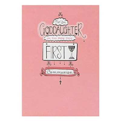 Image of Hallmark Communion Card For Goddaughter &#039;Love And Pride&#039; Medium