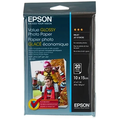 Image of Epson Photo Paper 10 x 15 cm One Size 20 Sheets C13S400037