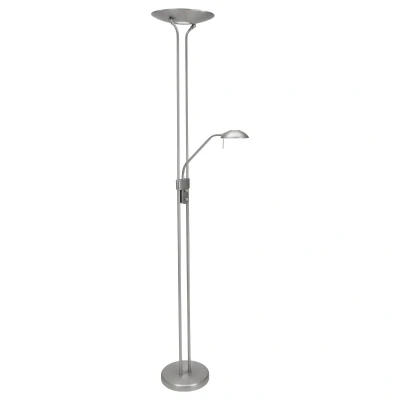 Image of Biron Mother &amp; Child Lamp Steel Brushed, Glass Matt