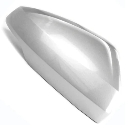 Image of Underground Parts Reflex Silver Painted Door Wing Mirror Cover Cap Right Drivers Side for VW Polo mk6 2018 24