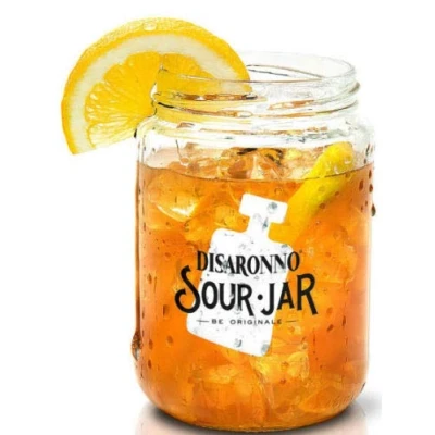 Image of Personalised Disaronno Italian Liquer Cocktail Sour Jar Engraved Gift Enter Your Own Custom Text