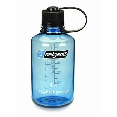Image of Nalgene EH Water Bottle 0.5 L (Blue, with Name Engraving, Litre)