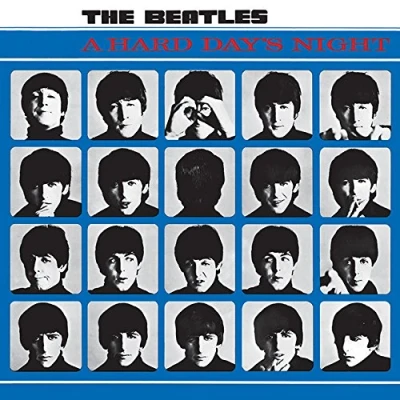 Image of Pyramid International The Beatles (A Hard Day&#039;s Night) Canvas Print 40 x 40cm, Wood, Multicolour, 1.3 cm