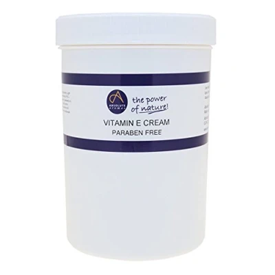 Image of Absolute Aromas Vitamin E Cream 1kg Unscented Base Cream, Free from Parabens and Sulphates Moisturising for Face, Body Scars (1kg)