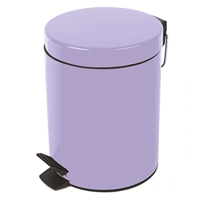 Image of Spirella Sydney Lavendele Purple Cosmetic Bin Pedal 3 Litres with Removable Inner Bucket