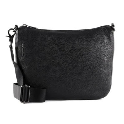 Image of Mandarina Duck Women&#039;s Mellow Leather HOBO File, Black 06, Taglia Unica