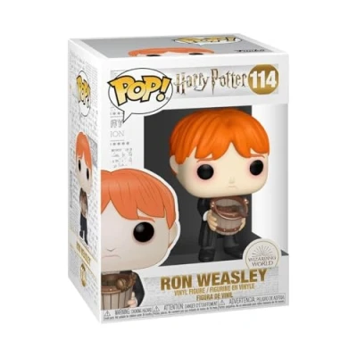 Image of Funko POP! Harry Potter Ron Weasley Puking Slugs With Bucket Collectable Vinyl Figure Gift Idea Official Merchandise Toys for Kids &amp; Adults Movies Fans Model Collectors