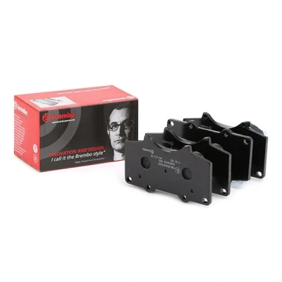 Image of 0446504090, 044650K280, 044650K360, 044650K370, 044650K390 Brake pad set BREMBO P 83 102 with acoustic wear warning without accessories