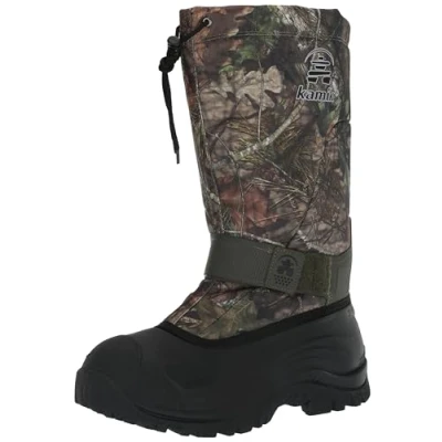 Image of Kamik Men&#039;s Greenbay4 Snow Boot, Green, 8 UK