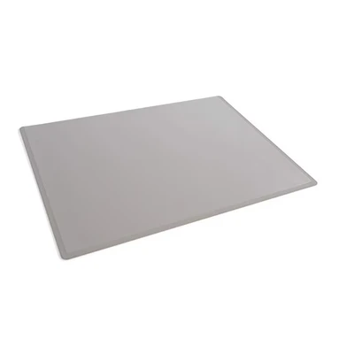 Image of Durable Desk Mat with Transparent Cover 53 x 40 cm, Non Slip, Polypropylene,Made in Germany, Grey