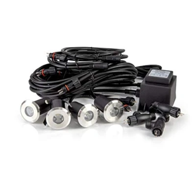 Image of ellumiere Deck Lighting Electric Garden Lights Plug n Play System Starter Kit