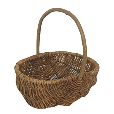 Image of Red Hamper C071 Wicker Small Rustic Shopping Basket