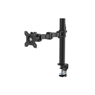 Image of Amazon Basics Single Monitor Stand Height Adjustable Arm Mount, Steel, Black
