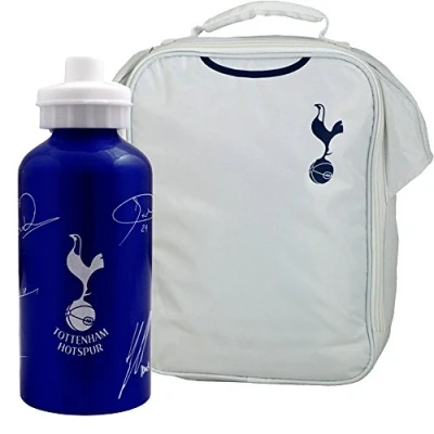 Image of Official Tottenham Hotspur FC Kit Lunch Bag and Drinks Bottle Combo