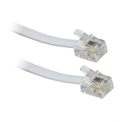 Image of 7.5M ADSL Modem/Router Broadband RJ11 Cable Lead Extension for Internet