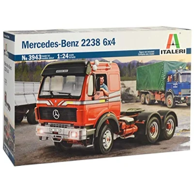 Image of Italeri ITA3943 2238 6x4, Mercedes Benz Model kit, Unpainted