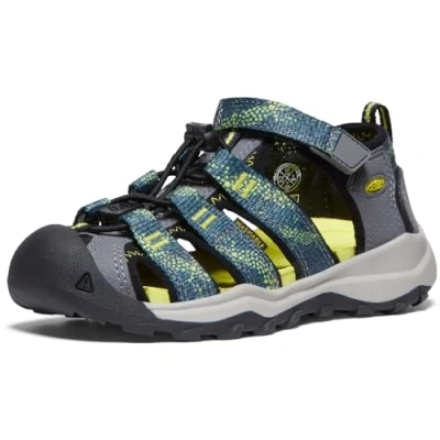 Image of Keen Newport NEO H2 Unisex Walking sandals for kids, Size: 8k, Green Synthetics/textile