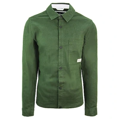 Image of Ben Sherman Overshirt Green Mens Trucker Shirt Jacket 0065899 651/GREEN