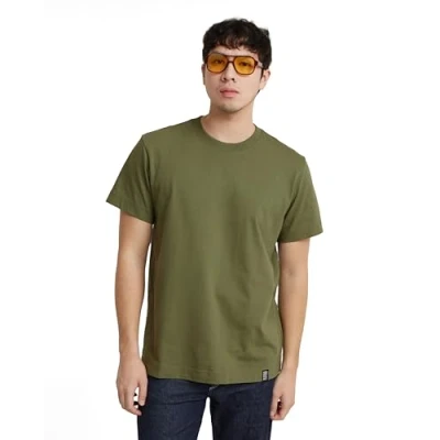 Image of G STAR RAW Men&#039;s Essential Loose T Shirt, Green (sage D23471 C784 724), L