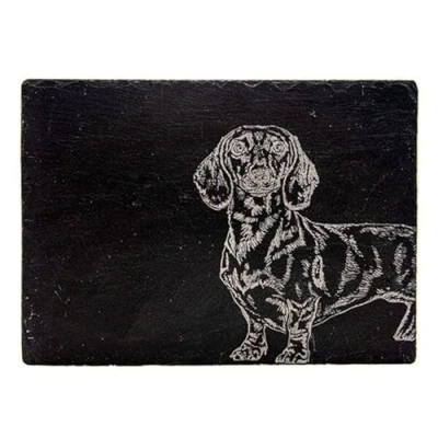 Image of The Just Slate Company Dachshund Cheese Board