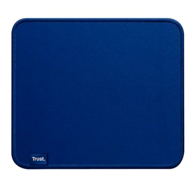 Image of Trust Boye Mouse Pad, Sustainable Design, Rubber Anti slip Bottom, 250 x 210 3mm, Mat with Stitched Edge, Machine Washable, Office Pad for Work, Home Blue