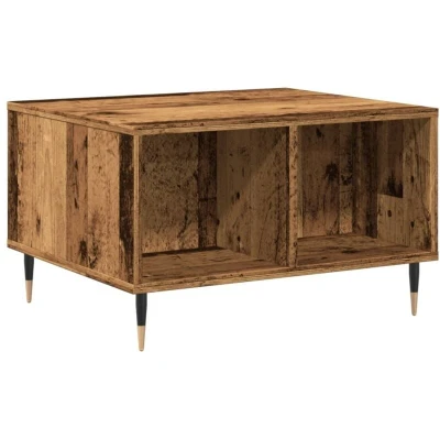 Image of vidaXL Coffee Table Old Wood 60x50x36.5 cm Engineered