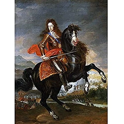 Image of Portrait King William III England Painting Royal Historic Unframed Wall Art Print Poster Home Decor Premium