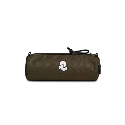 Image of Invicta Pencil case Pen bag, Box for Stationery; Pouch, Perfect School/Office Supplies, Teen, Girls&amp;Boys, Italian Design, moss green