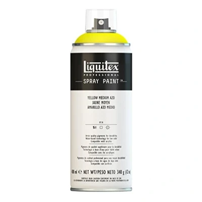 Image of Liquitex Professional Spray Paint 400 ml, Yellow Medium Azo