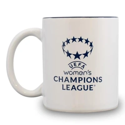 Image of UEFA Women&#039;s Champions League Ceramic Coffee Mug, 11oz UWCL Officially Licensed Merchandise Cup, Microwave Safe Cup for Hot Drinks and Tea, Football Gift Kids &amp; Adults