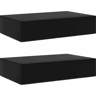 Image of vidaXL Garden Furniture Covers 2 pcs 12 Eyelets 325x205x70 cm