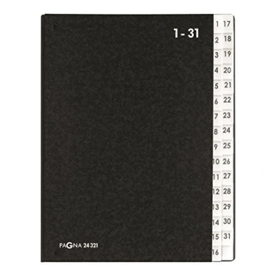 Image of Durable Pagna Expanding Bring Forward A4 File with Pressboard Pages and PVC Tabs 1 31
