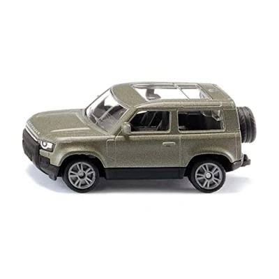 Image of siku 1549, Land Rover Defender 90 P400 AWD, Toy Car, Metal,Plastic, Green, Metallic Paint, Rubberised Tyres, Trailer Coupling