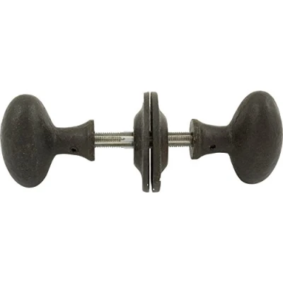 Image of From the Anvil Beeswax Oval Mortice/Rim Knob Set