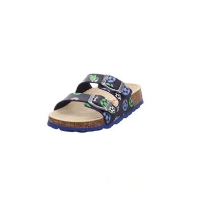 Image of Superfit Boys&#039; Fussbettpantoffel Slipper, Blue 8020, 8.5 UK Child