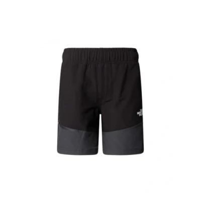 Image of The North Face TEEN HIKE Short Unisex Outdoor shorts for kids, Size: 7/8y, Black/asphalt grey