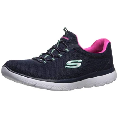 Image of Skechers Women&#039;s Summits Sneaker, Black, EU 34/UK 4