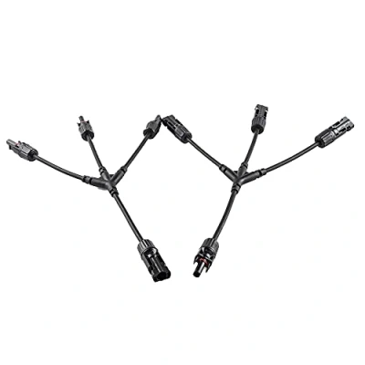 Image of Offgridtec 3 Way Junction Sockets T Connector Solar Plug Including 20 cm 6 mm² Cable Extension, Incl. Extension