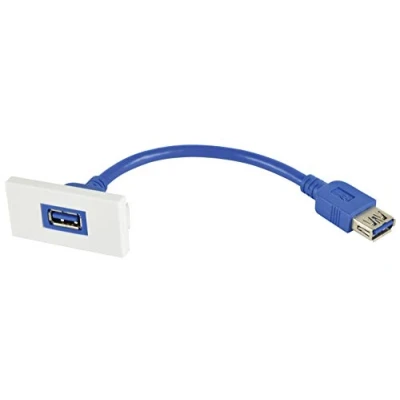 Image of Av: Link Wall Plate Module USB3.0 Type A Socket To Female Tail