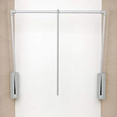 Image of Servetto SE08LA GA0 Clothes Lift Junior H 850,KB 770 1200 mm, Maximum Load 10 kg, KS FE SIL.Grey, Grey/Silver Grey
