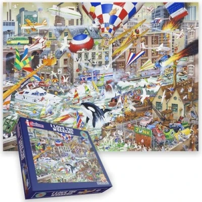 Image of I Love the Weekend 1000 Piece Jigsaw Puzzle by Mike Jupp Funny &amp; Detailed for Adults Enthusiasts